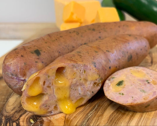 Beef Jalapeno Cheddar Bratwurst