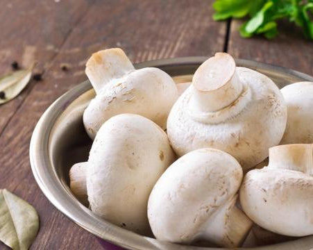 Organic White Mushrooms (1 lb.)